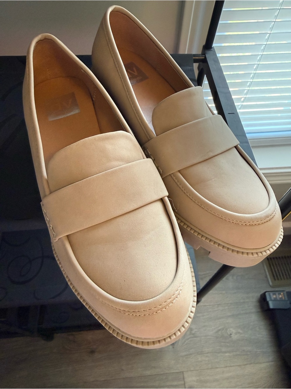 DV by Dolce Vita Blush Beige Penny Loafers
